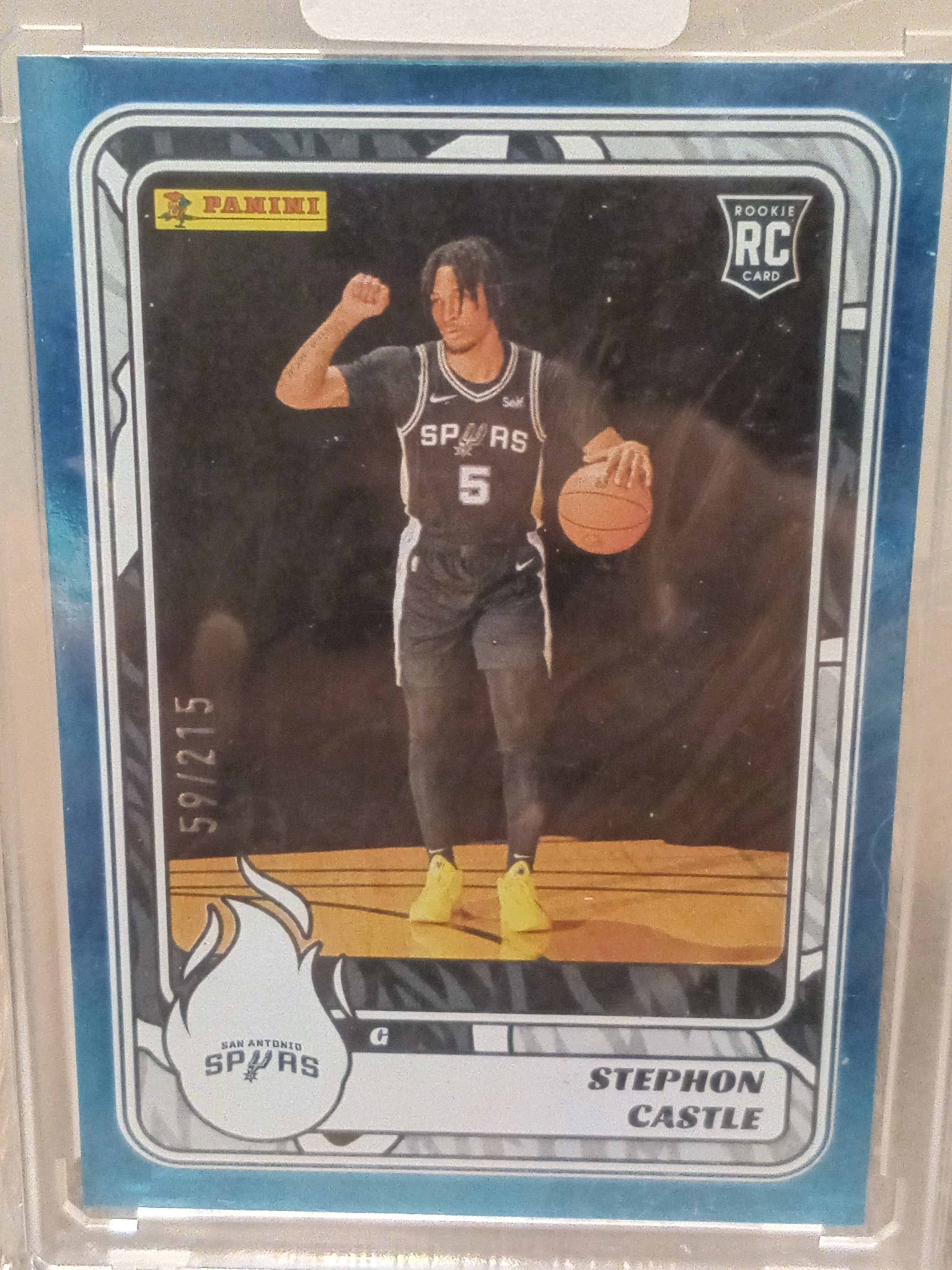 Stephon Castle (RC) • Blue Serial#059/215 • 2024-25 Panini Sticker and Card Collection