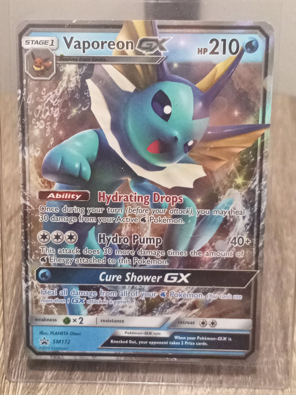 Vaporeon GX • SM172 • SM: Black Star Promo