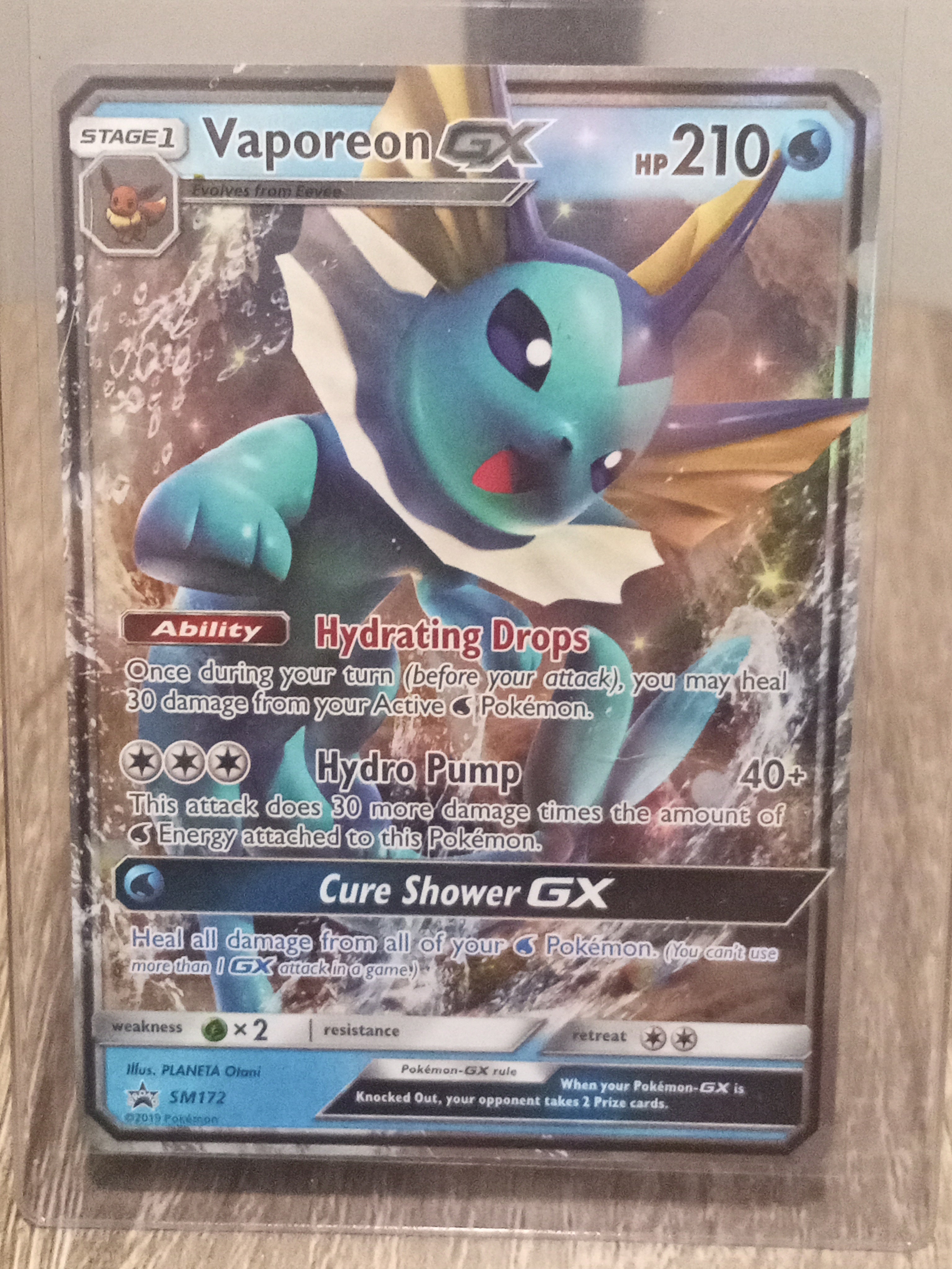 Vaporeon GX • SM172 • SM: Black Star Promo