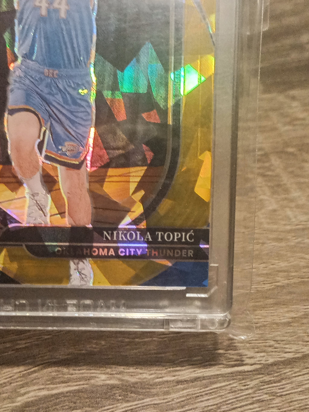 Nikola Topic (RC) • Serial#09/10 Courtside Gold Cracked Ice • 2024-25 Select Basketball