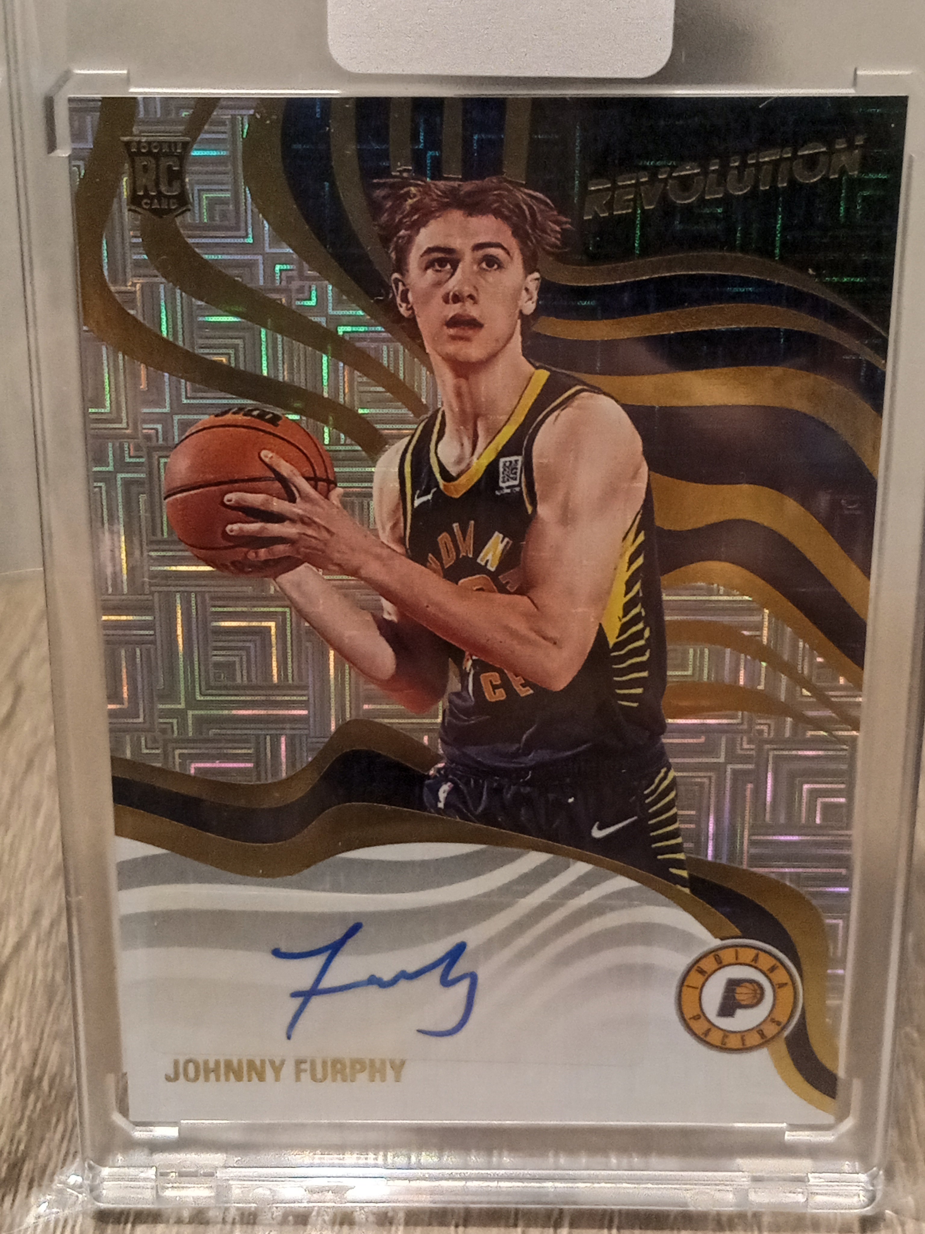 Johnny Furphy (RC) • Levels Autograph Serial#22/25 • 2024-25 Panini Revolution Basketball