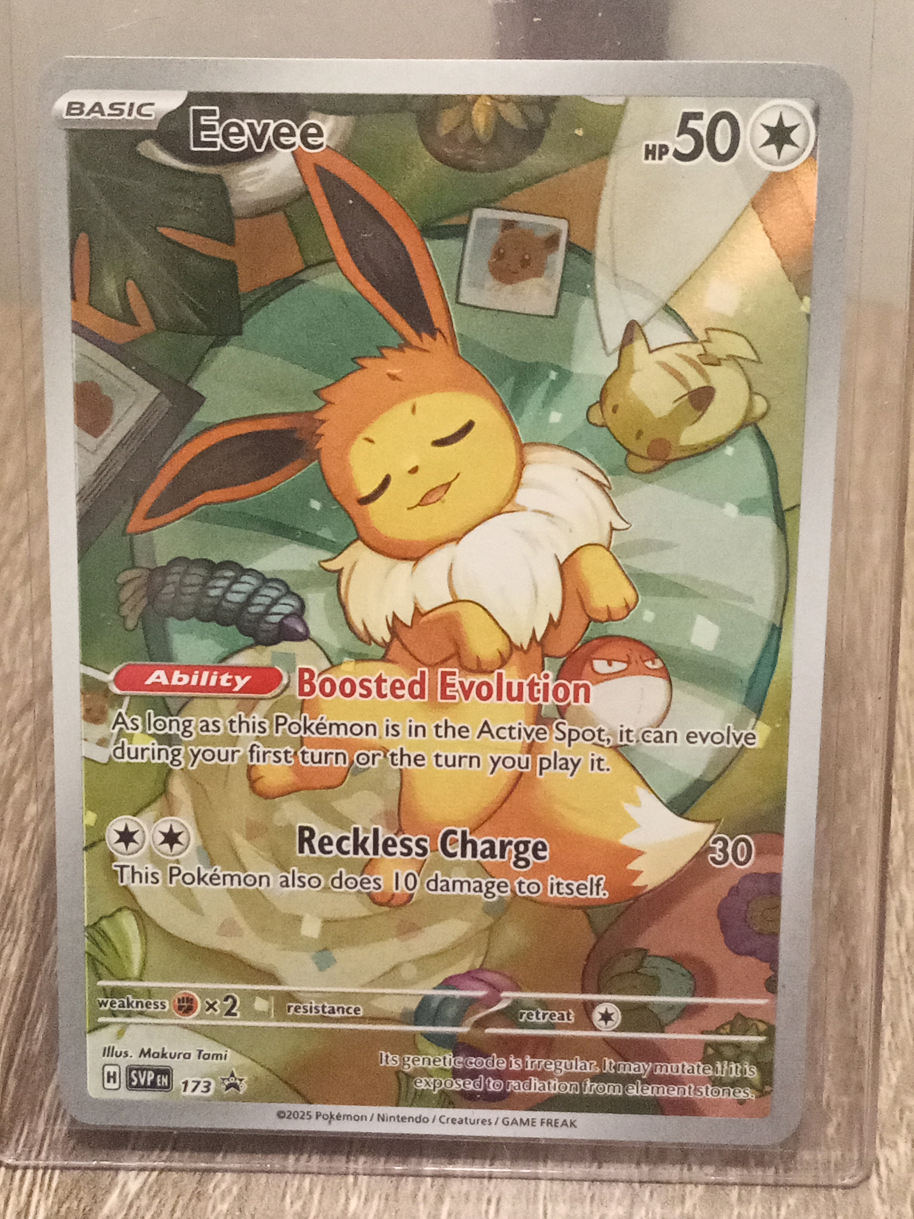 Eevee 173 • Illustration Rare • SV: Black Star Promo