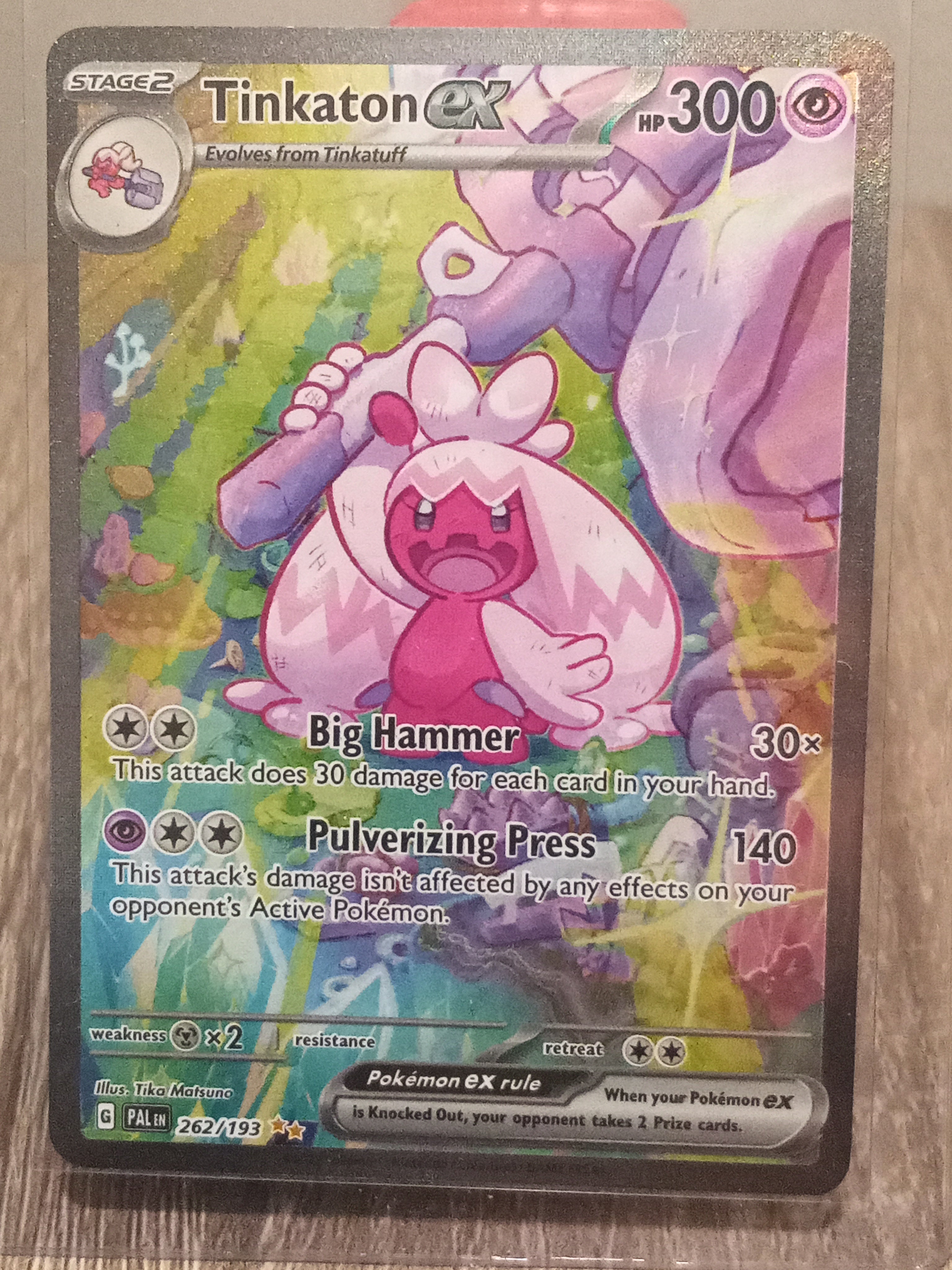 Tinkaton ex 262 • Special Illustration Rare • Paldean Evolved