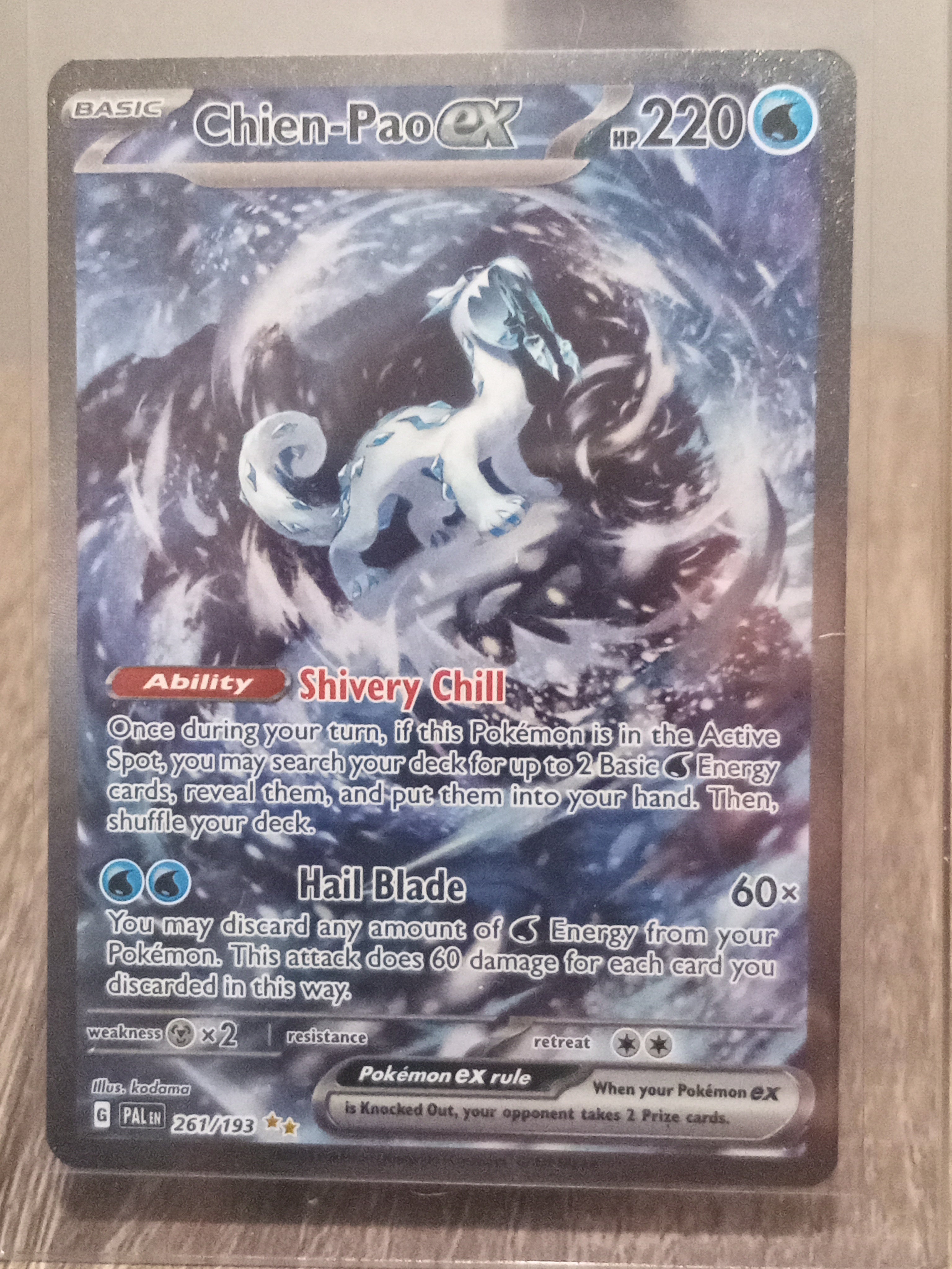 Chien-Pao ex 261 • Special Illustration Rare • Paldean Evolved
