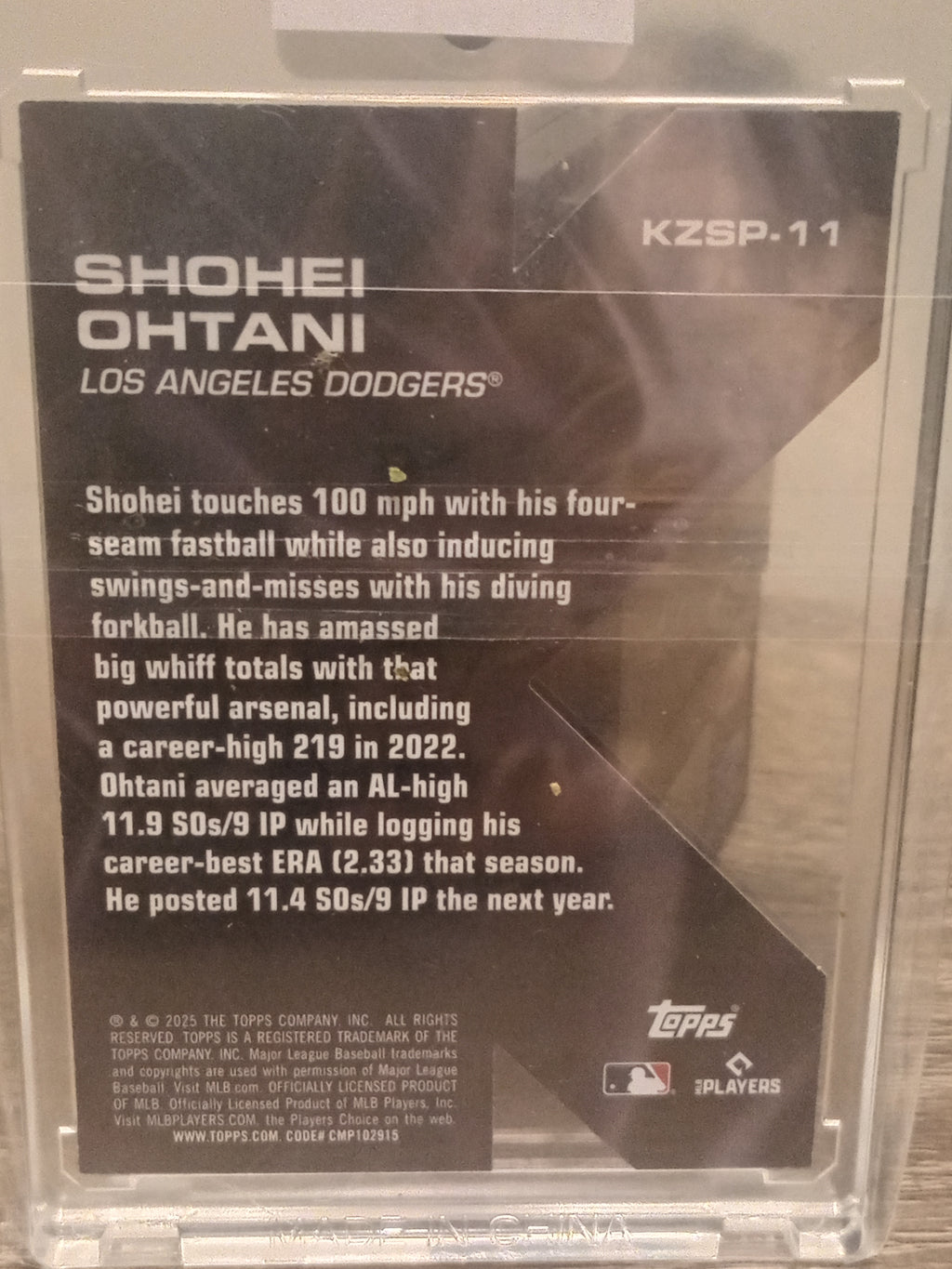 Shohei Ohtani (SSP) • Reverse Kzone • 2025 Topps Series 2 Baseball