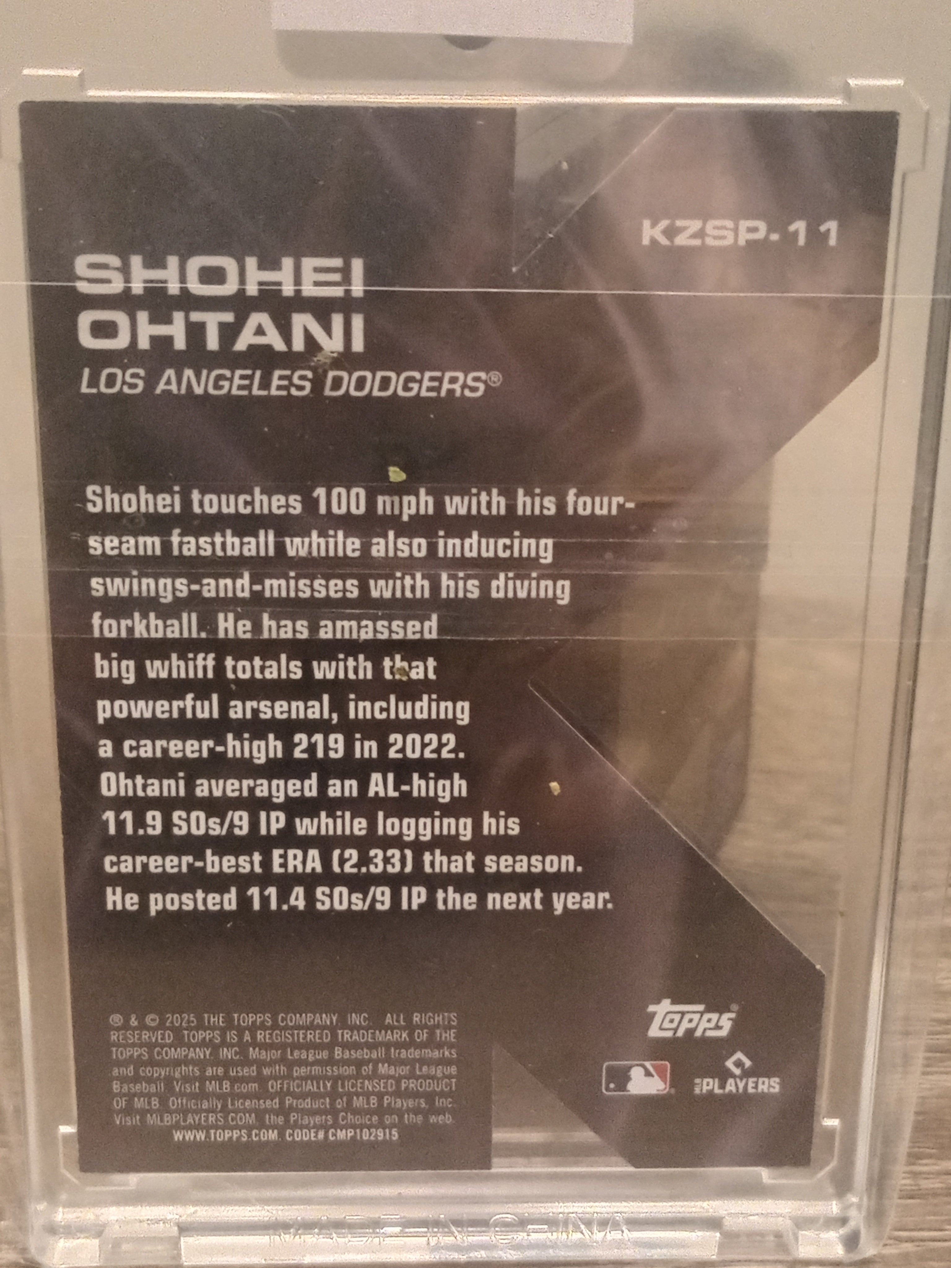 Shohei Ohtani (SSP) • Reverse Kzone • 2025 Topps Series 2 Baseball